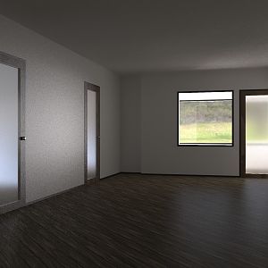 Office layout render