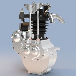 Engine Assembly Alibre 1.1