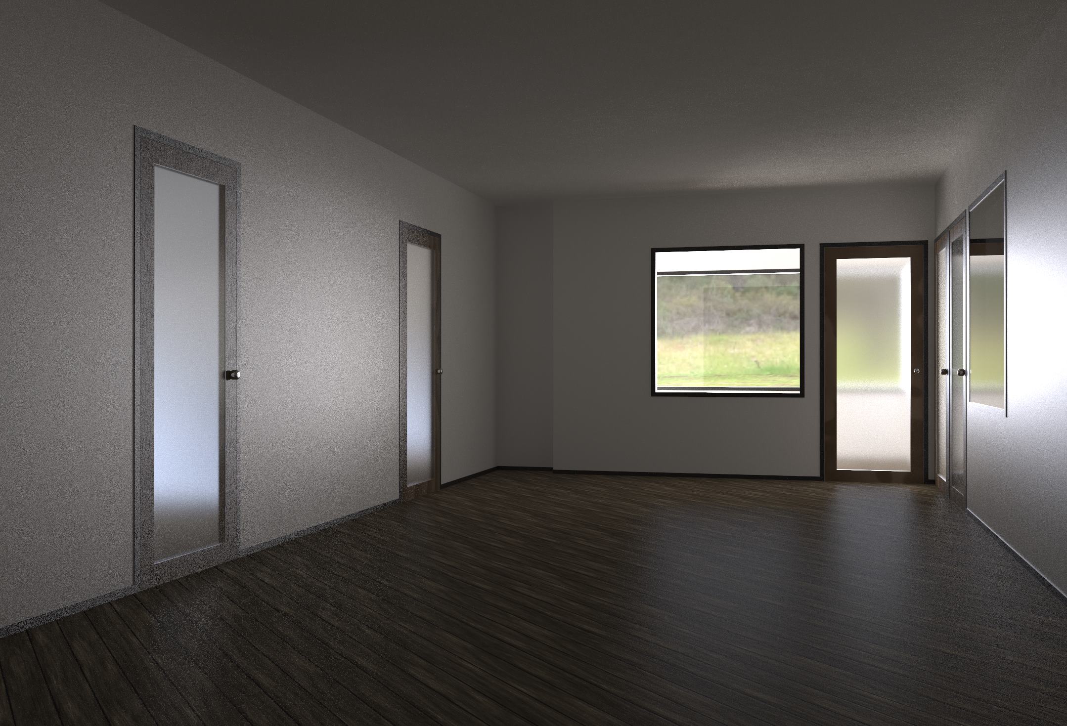 Office layout render